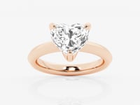 Violet-Solitaire Engagement Ring - Lab Grown Diamonds