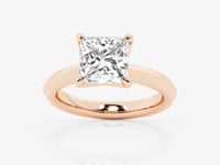 Violet-Solitaire Engagement Ring - Lab Grown Diamonds