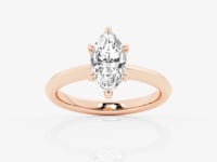 Violet-Solitaire Engagement Ring - Lab Grown Diamonds