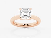 Violet-Solitaire Engagement Ring - Lab Grown Diamonds