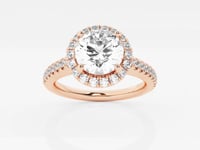 Stella-Halo Engagement Ring - Lab Grown Diamonds