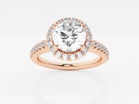 Stella-Halo Engagement Ring - Lab Grown Diamonds