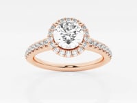 Stella-Halo Engagement Ring - Lab Grown Diamonds