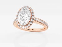 Stella-Halo Engagement Ring - Lab Grown Diamonds