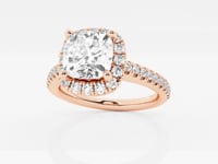 Stella-Halo Engagement Ring - Lab Grown Diamonds