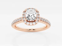 Stella-Halo Engagement Ring - Lab Grown Diamonds