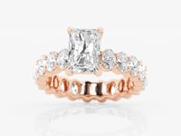 Victoria-Side Stone Engagement Ring - Lab Grown Diamonds