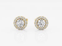 Haley-Diamond Stud Earrings for Women