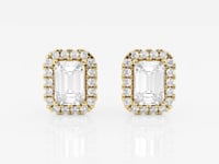 Haley-Diamond Stud Earrings for Women