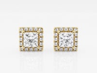 Haley-Diamond Stud Earrings for Women