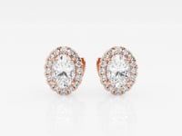 Haley-Stud Earrings with Lab Grown Diamonds