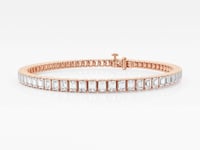 Lab Cultured Tennis Bracelet