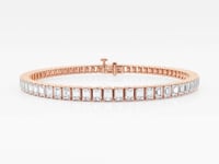 Lab Cultured Tennis Bracelet
